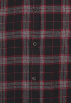 Pier One Skjorte - Mottled Dark Grey / Bordeaux -Pier One 0253ff49c51f4c26ae29ed03d9991356