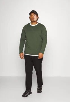 Pier One 2 Pack - Topper Langermet - Dark Green/Dark Blue