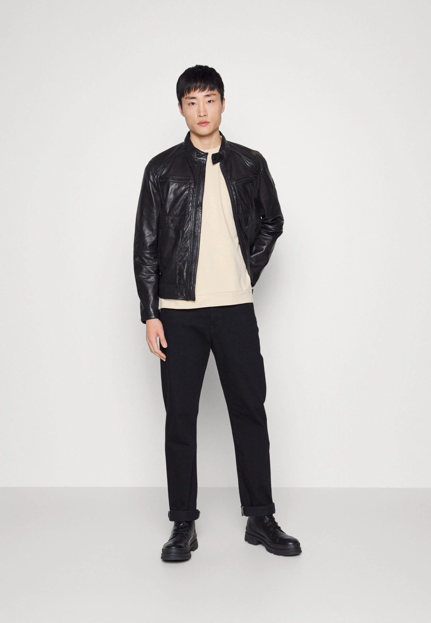 Pier One Short Sleeve Sweatshirt - T-Shirts - Tan 4 Pier One Short Sleeve Sweatshirt - T-Shirts - Tan - Bilde 2