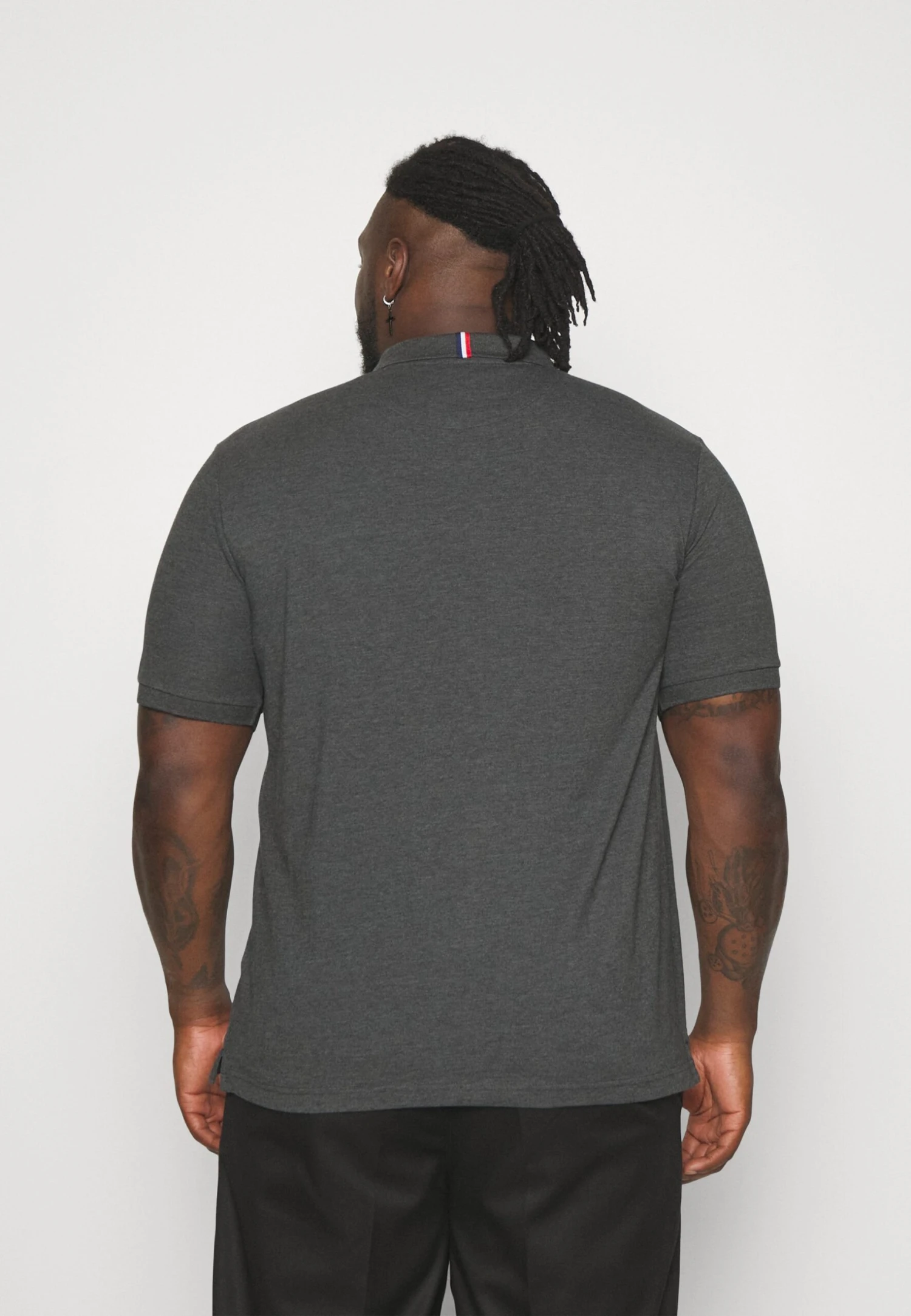 Pier One Tricolore Trim- Poloskjorter - Dark Grey 5 Pier One Tricolore Trim- Poloskjorter - Dark Grey - Bilde 3