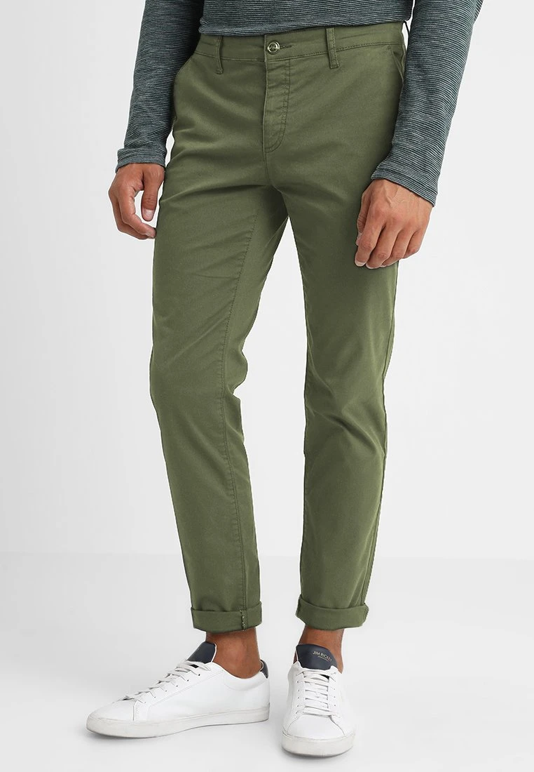 Pier One Chinos - Dark Green 3 Pier One Chinos - Dark Green