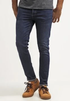 Pier One Jeans Slim Fit - Dark Blue Denim