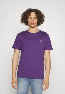 Pier One Unisex 5 Pack - T-Shirts - Light Blue/Purple/White -Pier One 095b9a3674da4547b14b54174212bae2