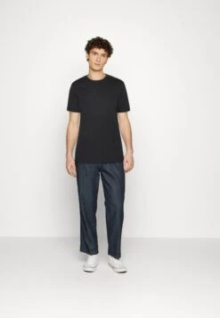 Pier One 5 Pack - T-Shirts - White/Off-White/Light Grey/Beige/Black