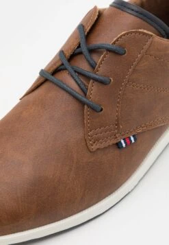 Pier One Casual Snøresko - Cognac/White -Pier One 0c2e6eb37336427d88e64335d52c7be6