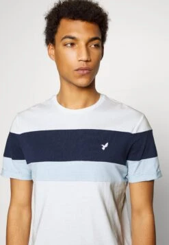 Pier One T-Shirts Med Print - White/Blue -Pier One 0c4d7a9c58b9432c847d4bba78c7bc49