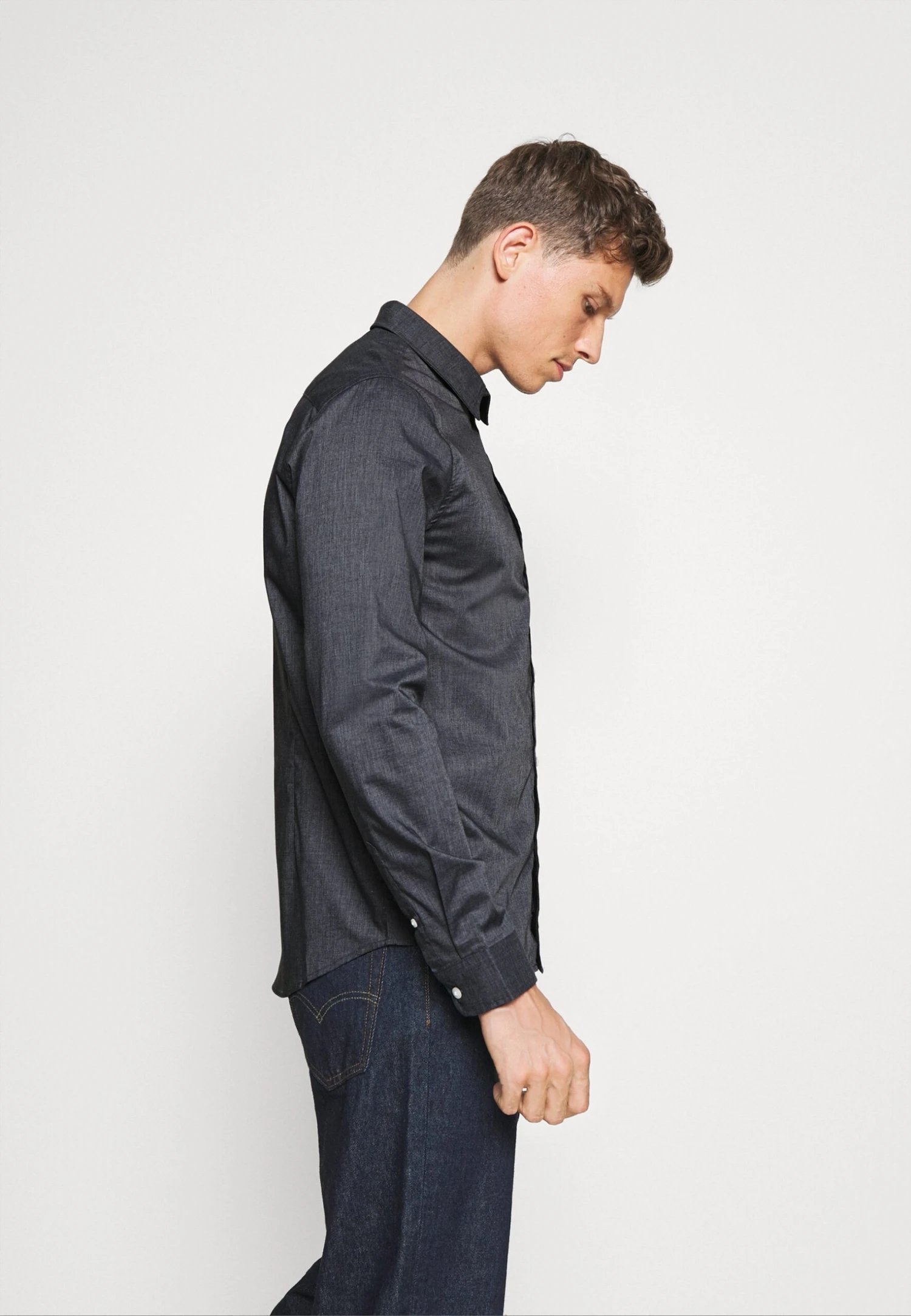 Pier One Skjorte -Blue Grey 7 Pier One Skjorte -Blue Grey - Bilde 5