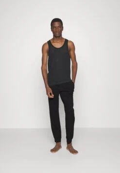 Pier One 5 Pier One 2 Pack - Pyjamasbukse - Dark Blue/Black