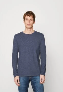 Pier One Topper Langermet - Mottled Dark Blue/Light Brown/Off-White -Pier One 0e1473e0b15d4184a1c5205f60ccb542