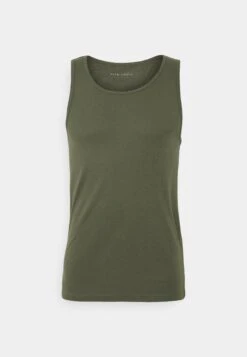 Pier One 3 Pack - Undertrøye - Black/Khaki/Mottled Dark Grey -Pier One 0f2fccc3500d43e89c1d03ced73ce834