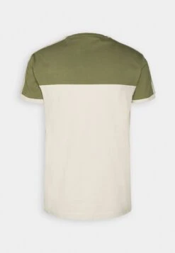 Pier One T-Shirts Med Print - Khaki/Off-White -Pier One 10559b0cbe7740d59f0b28170b3f5eed