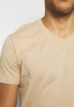 Pier One 3 Pack - T-Shirts - Khaki/Tan/Dark Blue -Pier One 112e274a77d44bfdb30f2a1f86f0f677