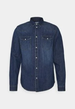 Pier One Denim - Skjorte - Blue Denim