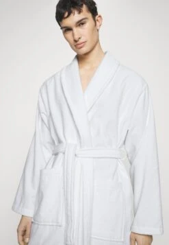 Pier One Shawl Towel Bathrobe - Badekåpe - White 11 Pier One Shawl Towel Bathrobe - Badekåpe - White -Pier One 1750537fe5284a27957b17c8aded1f98