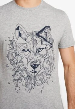 Pier One T-Shirts Med Print - Mottled Grey -Pier One 19bac3e87c214150932db03a2c67e58e