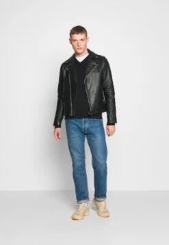 Pier One 2Pack - Strikkegenser - Black/Bordeaux