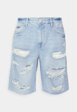 Pier One Jeansshorts - Blue Denim -Pier One 2d86cf36a76e472da0ff1a300cb69e70
