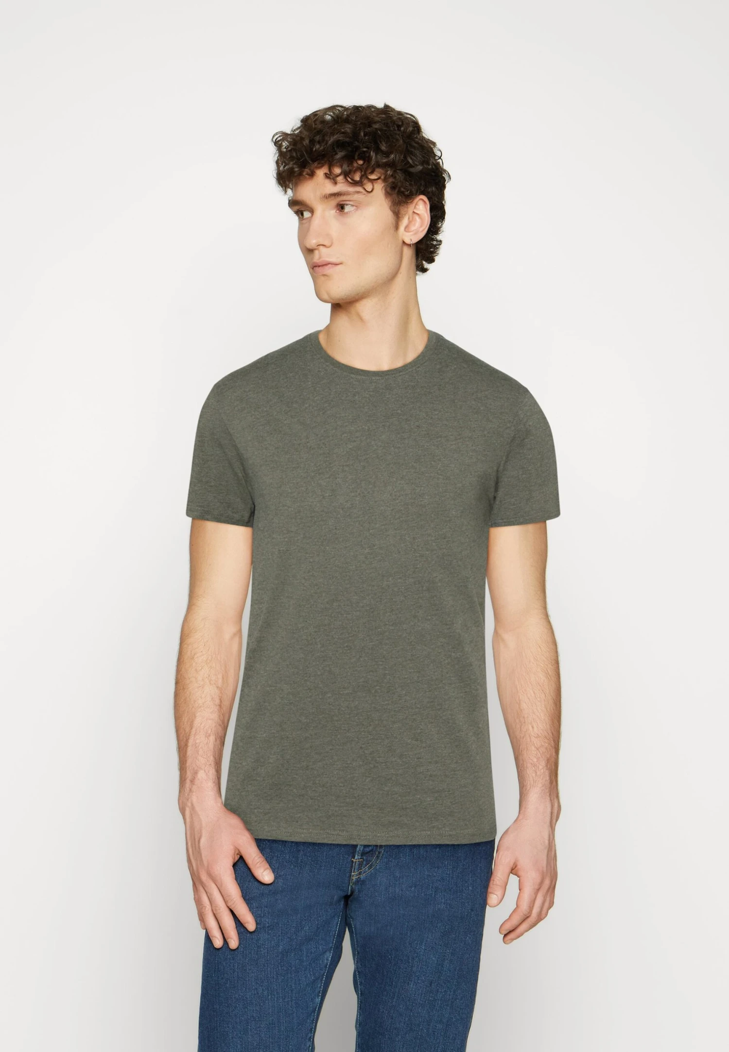 Pier One 3 Pack - T-Shirts - Brown/Beige/Light Blue 7 Pier One 3 Pack - T-Shirts - Brown/Beige/Light Blue - Bilde 5