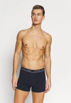 Pier One 5 Pack - Underbukse - Dark Blue/Mottled Grey -Pier One 2ed260b129224bb49ff099eed0684a38