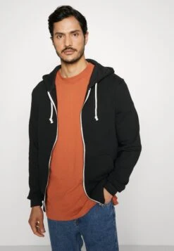 Pier One 2 Pack - Sweatjakke - Black/Mottled Light Grey -Pier One 3528309c123c4189b5dc1da9c1f9881e