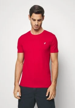 Pier One 3 Pack - T-Shirts Med Print - White/Dark Blue/Red -Pier One 3b54026a10de4978b57e13a7637f37ba