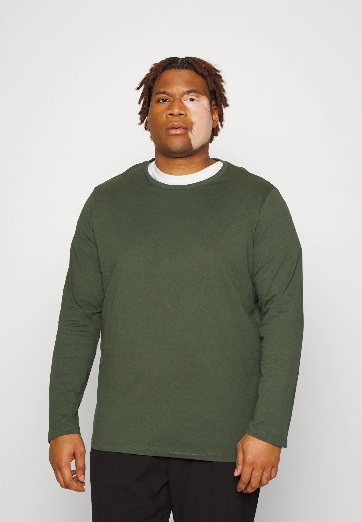 Pier One 2 Pack - Topper Langermet - Dark Green/Dark Blue 4 Pier One 2 Pack - Topper Langermet - Dark Green/Dark Blue - Bilde 2