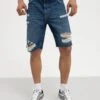 Pier One Jeansshorts - Dark Blue Denim 1 Pier One Jeansshorts - Dark Blue Denim -Pier One 4339318a9d5945b59f53f364edca03d2