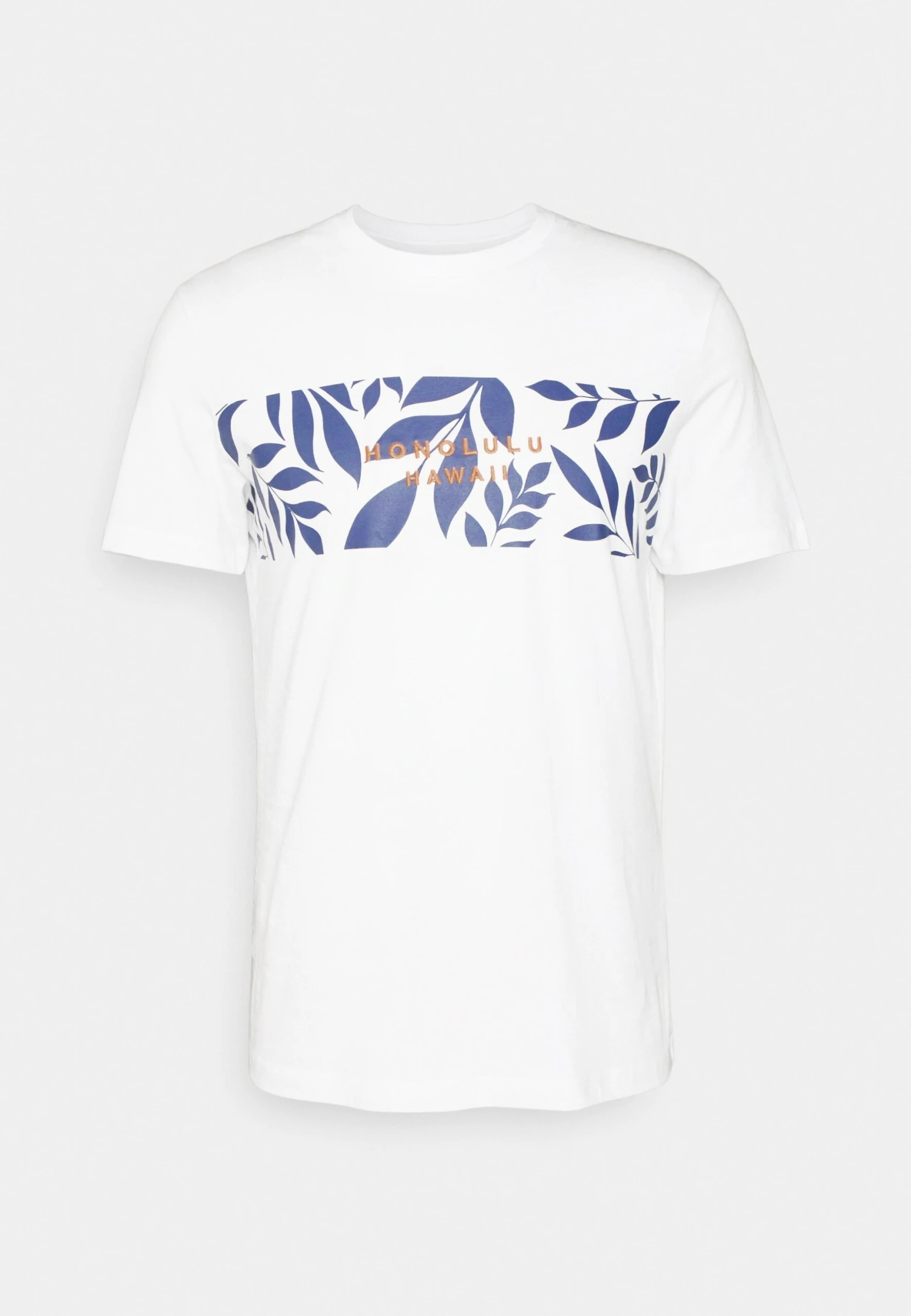 Pier One Leaf Chest Print Tee- T-Shirts Med Print - White 7 Pier One Leaf Chest Print Tee- T-Shirts Med Print - White - Bilde 5