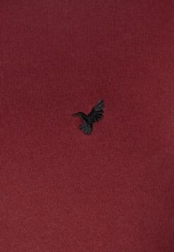 Pier One Sweatshirt - Dark Blue/Bordeaux -Pier One 4bf42d374a554fe1a3ca6ac33f4fde24