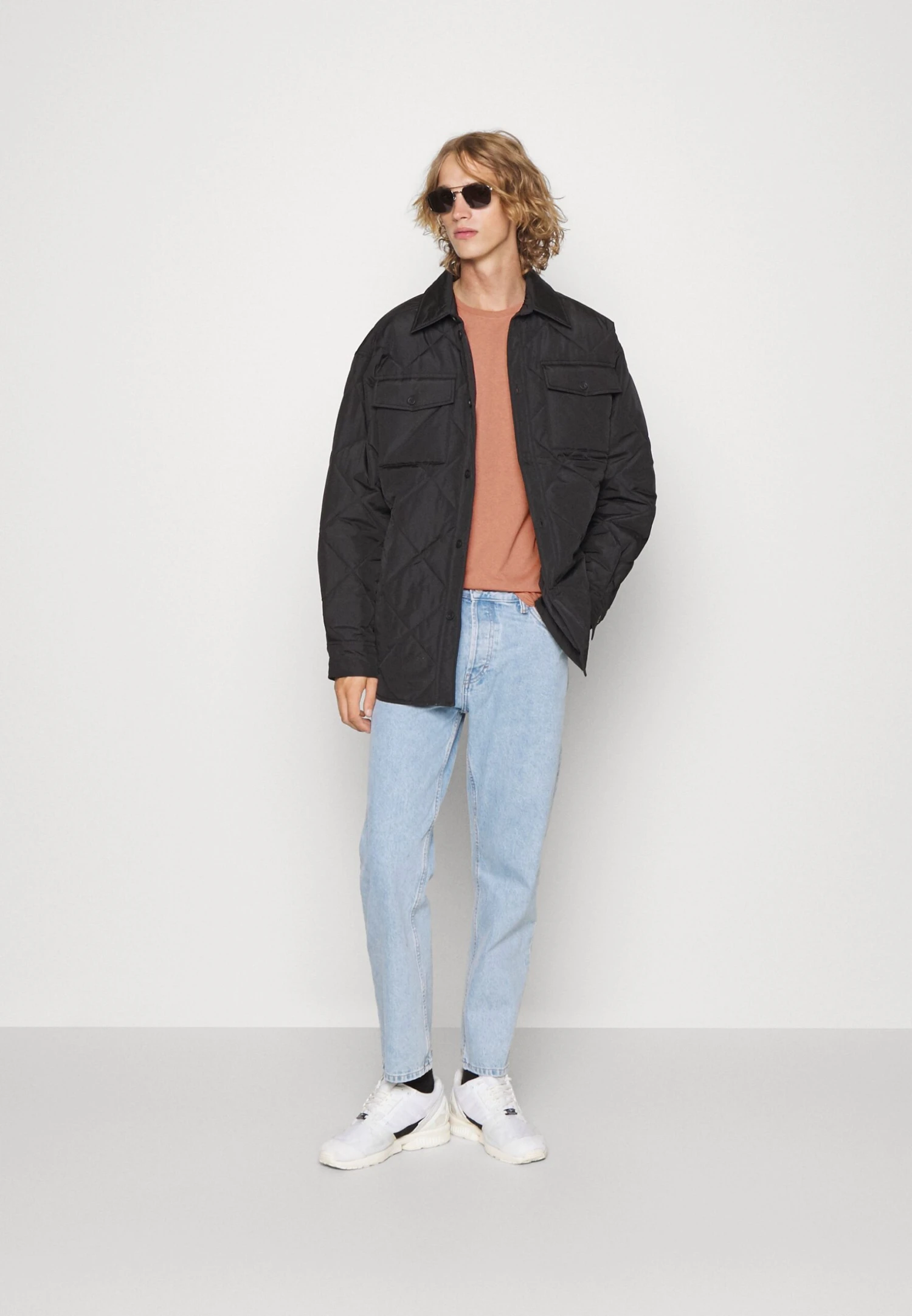 Pier One 5 Pack - T-Shirts - Stone/Blue/Mottled Light Grey - 3 Pier One 5 Pack - T-Shirts - Stone/Blue/Mottled Light Grey -