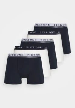 Pier One 5 Pack - Underbukse - Dark Blue/Off-White -Pier One 4d5c9a15fab946bdb52b7e7679f7d601