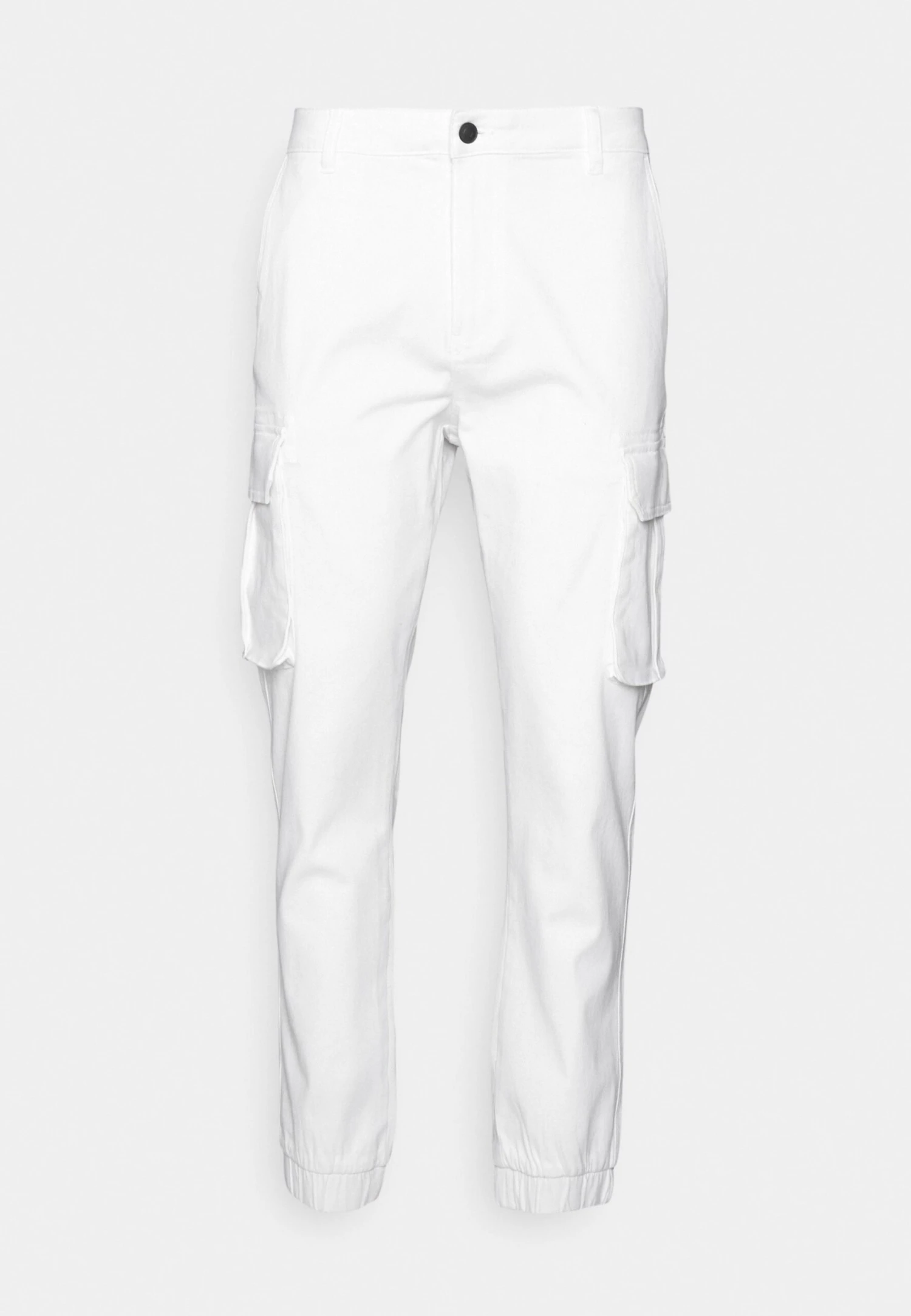 Pier One Cuffed Skinny Trouser- Cargobukse - White 6 Pier One Cuffed Skinny Trouser- Cargobukse - White - Bilde 4