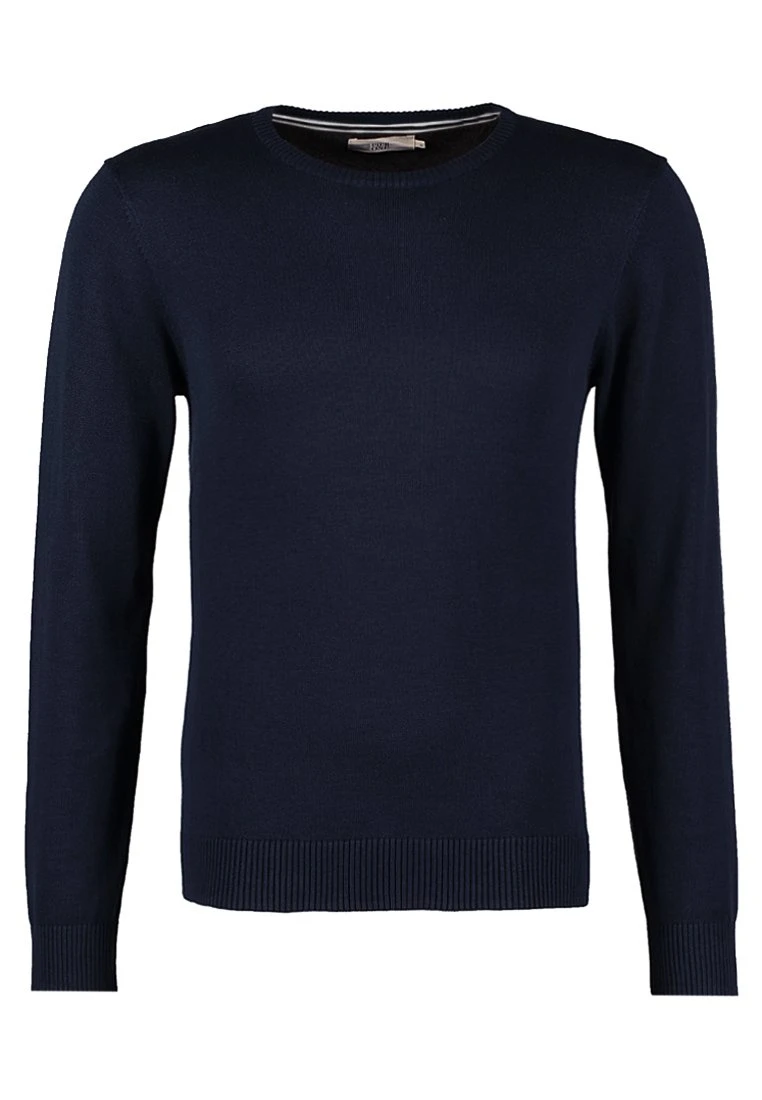 Pier One Basic Crewneck - Strikkegenser - Dark Blue 7 Pier One Basic Crewneck - Strikkegenser - Dark Blue - Bilde 5