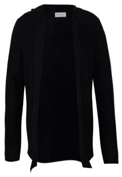 Pier One Cardigan - Solid Black -Pier One 560f933f5f3e4035a371080a54c1d688