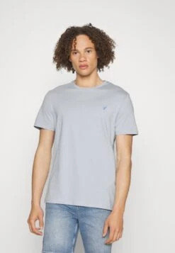 Pier One Unisex 5 Pack - T-Shirts - Light Blue/Purple/White -Pier One 56a8b4e2637e49018f1ce962099972f2