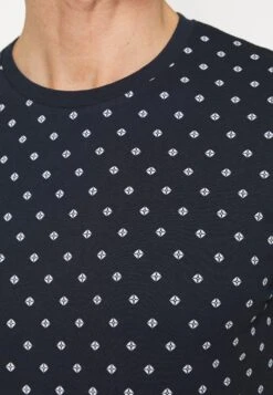 Pier One 3 Pack - T-Shirts Med Print - White/Dark Blue/Red -Pier One 5fcb9053133a4f0cbf3c72e8cff6c432