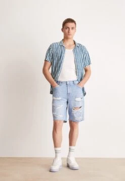 Pier One Jeansshorts - Blue Denim -Pier One 6072e3c0034848dc9d37d2aa2b9a7224