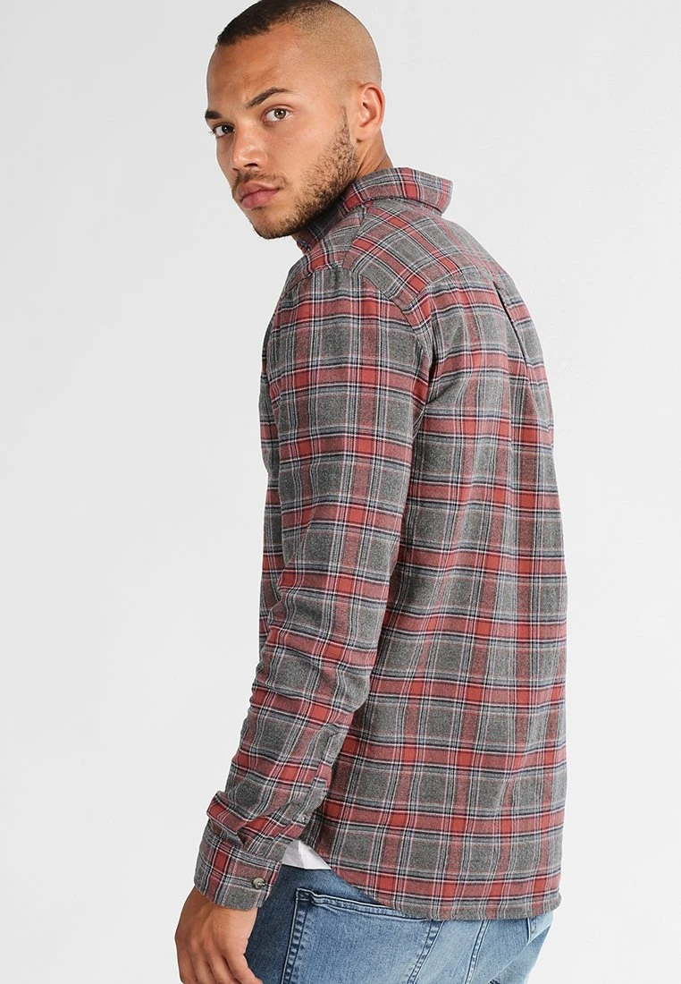 Pier One Skjorte - Grey/Coral 5 Pier One Skjorte - Grey/Coral - Bilde 3