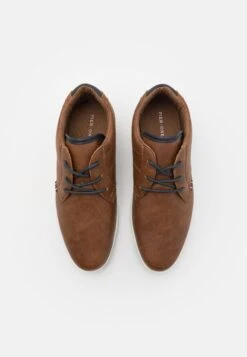 Pier One Casual Snøresko - Cognac/White -Pier One 640bfce7340948fdabf914861e9bbb2b