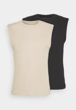 Pier One 2 Pack - Topper -Black/Beige -Pier One 68dea534ffce4769b2985a3a6bfd64b2