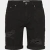 Pier One Jeansshorts - Black -Pier One 6a5f776f052149fab21c0f7a06b3f55c