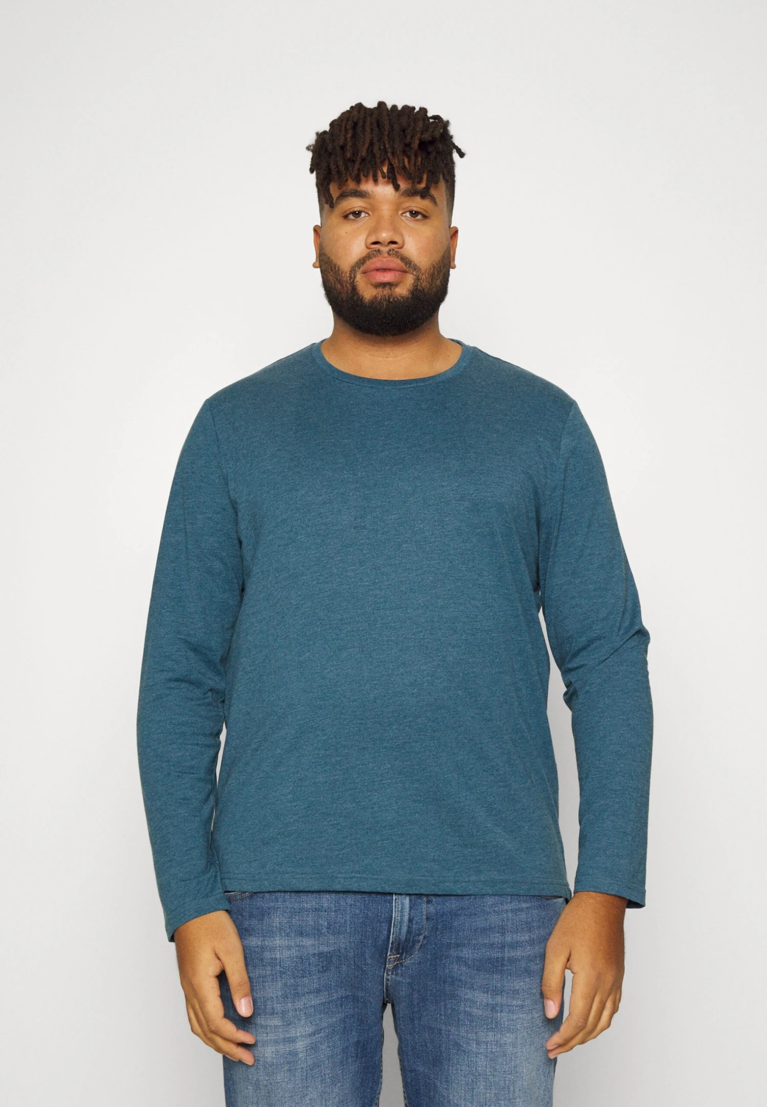 Pier One 2 Pack - Topper Langermet - Blue/Black 6 Pier One 2 Pack - Topper Langermet - Blue/Black - Bilde 4