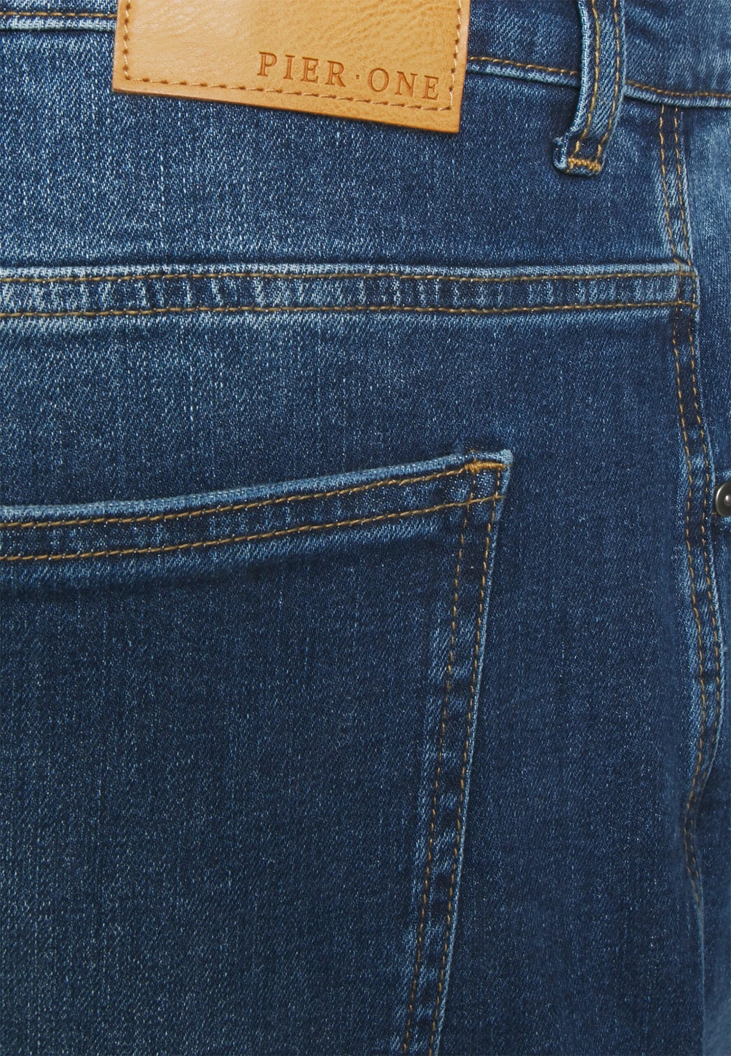 Pier One Jeans Slim Fit - Dark Blue Denim 5 Pier One Jeans Slim Fit - Dark Blue Denim - Bilde 3