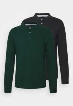 Pier One Long Sleeve 2 Pack- Poloskjorter - Dark Grey/Khaki 12 Pier One Long Sleeve 2 Pack- Poloskjorter - Dark Grey/Khaki -Pier One 797d6a7ee480495b8e72e1155193494c