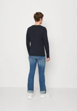 Pier One Topper Langermet - Red/Dark Blue/Mottled Light Grey -Pier One 7ad68d8285f54f8f8b74b48059c8113e