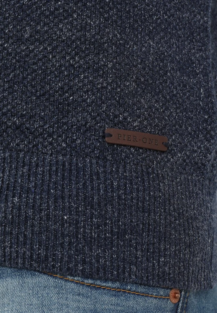 Pier One Cardigan - Mottled Blue 8 Pier One Cardigan - Mottled Blue - Bilde 6