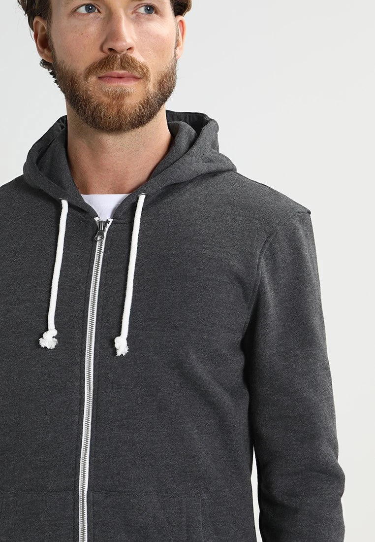 Pier One Sweatjakke - Black Melange 6 Pier One Sweatjakke - Black Melange - Bilde 4