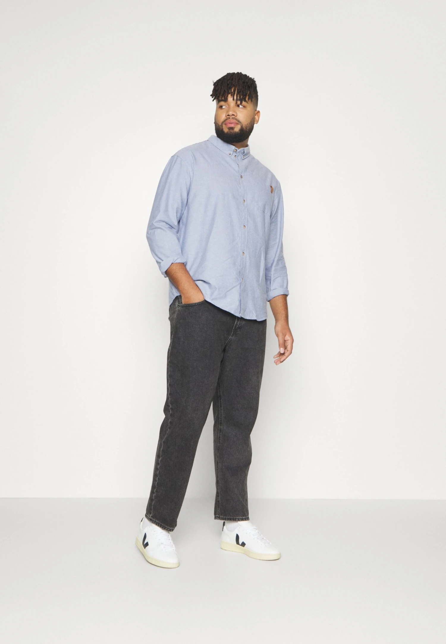 Pier One Oxford - Skjorte - Light Blue 4 Pier One Oxford - Skjorte - Light Blue - Bilde 2