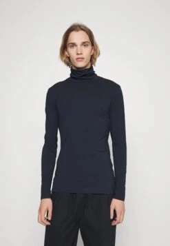 Pier One 2 Pack - Topper Langermet - Bordeaux/Dark Blue -Pier One 84af5f1b546f4cf78d1fd323b259e07e