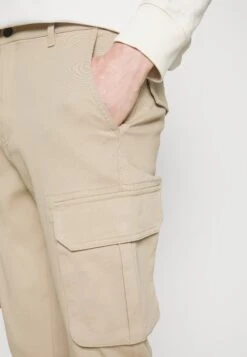 Pier One Cuffed Skinny Trouser- Cargobukse - Tan -Pier One 8ec95880e2f64caba6629462ca4a4d4f